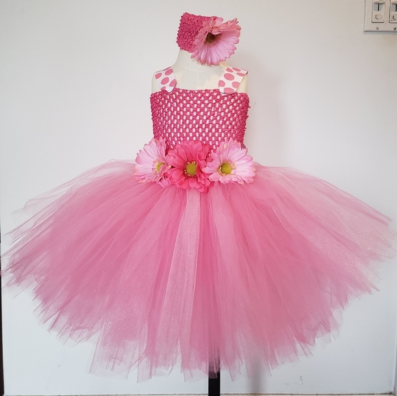 Other - Toddler Girls Pink Tutu Party Dress
